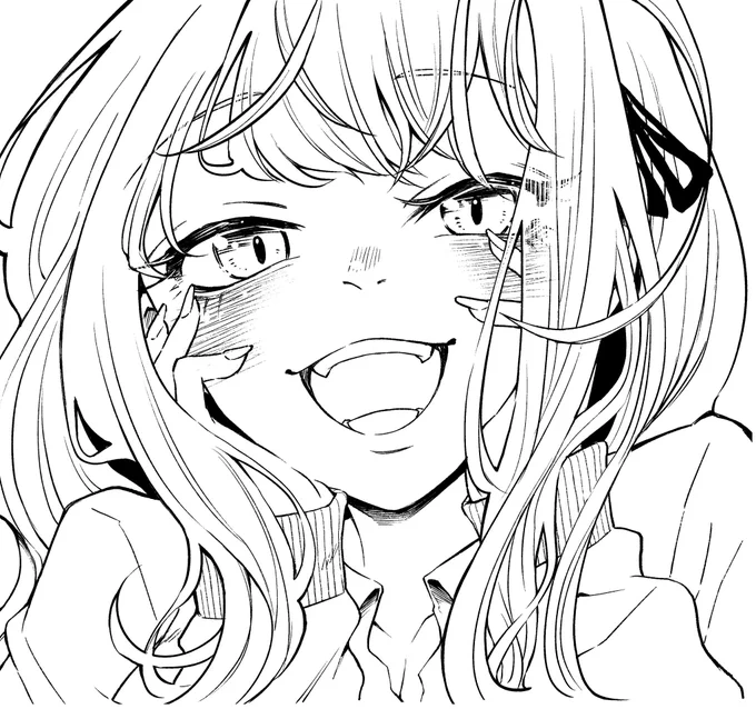 ←線画     完成原稿→ 