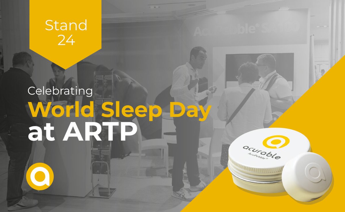 We're explaining our innovative AcuPebble SA100 at #ARTPConference2023 this #WorldSleepDay. Discover how #AcuPebble improves the #OSA diagnosis process, providing you with a full, automated sleep study report.

acurable.com/en/products/ac…

@ARTP_News #SleepDiagnostics #SleepApnoea