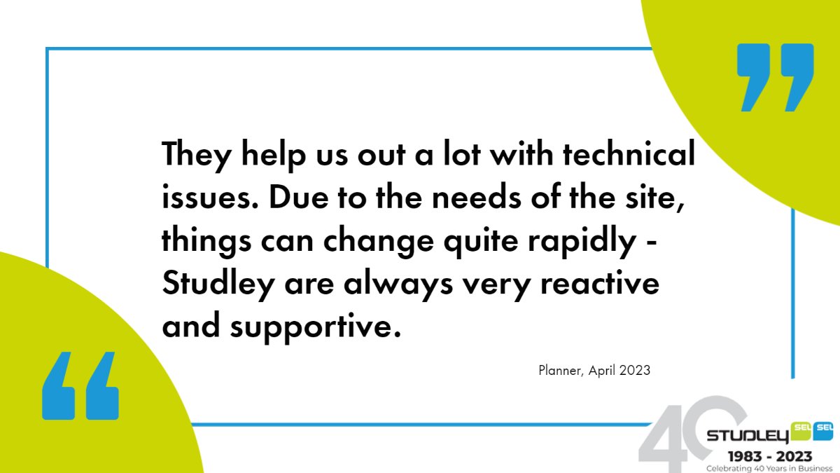 StudleyLimited's tweet photo. 📢 𝐃𝐎𝐍'𝐓 𝐓𝐀𝐊𝐄 𝐎𝐔𝐑 𝐖𝐎𝐑𝐃 𝐅𝐎𝐑 𝐈𝐓 𝐓𝐔𝐄𝐒𝐃𝐀𝐘𝐒

Here's what our Customer had to say about us...

📲 Our 24/7 call out service means that you can always rely on us to react and support your business needs.

#WeAreStudley https://t.co/WXLz1wq04t