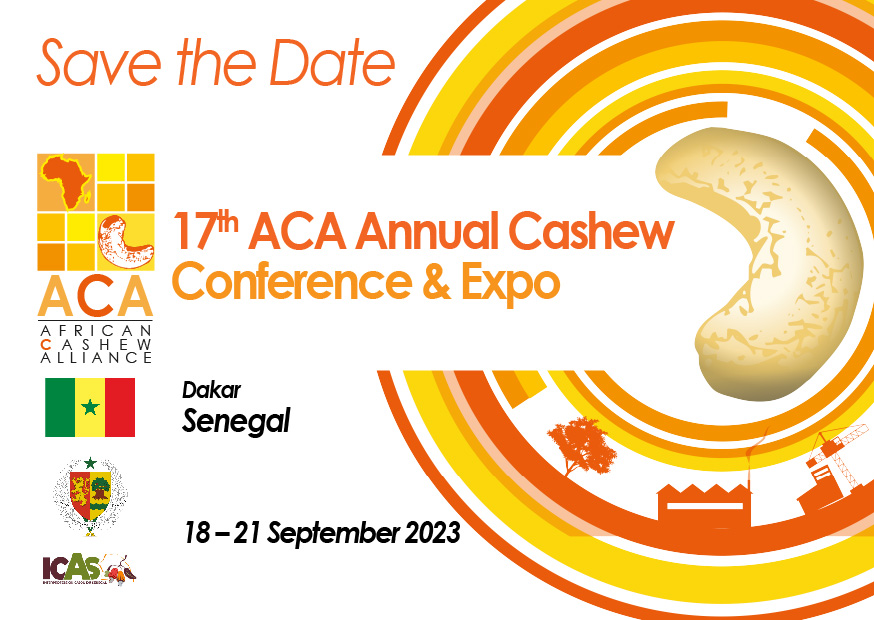 AfricanCashew's tweet photo. The #ACAAnnualCashewConference & Expo
What do you #anticipate the conference theme will be this 17th edition?
What are your #expectations?
#Dakar2023
#ACA #ICAS
#Production #Prossessing #Access2Finance #Markets #CasheWomen #FieldTrip #Logistics #Technology #Innovations #theme https://t.co/l2KpbHzeo2