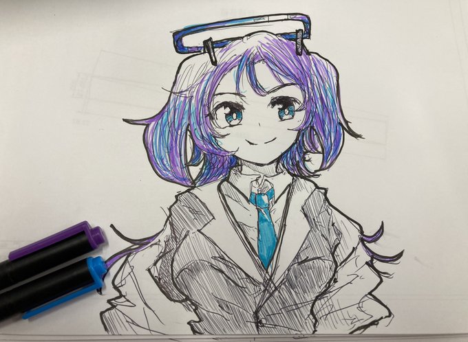 残業だ!!でもユウカ描いた!帰りてえ〜〜! 