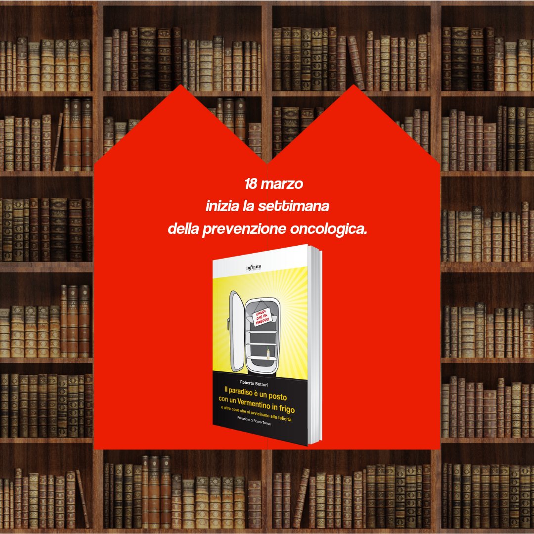 📍 Il 18 marzo inizia la settimana della prevenzione oncologica. Trattiamo l'argomento con un nuovo estratto dal libro di Roberto Botturi: "Il paradiso è un posto con un vermentino in frigo"!
m.facebook.com/story.php?stor…