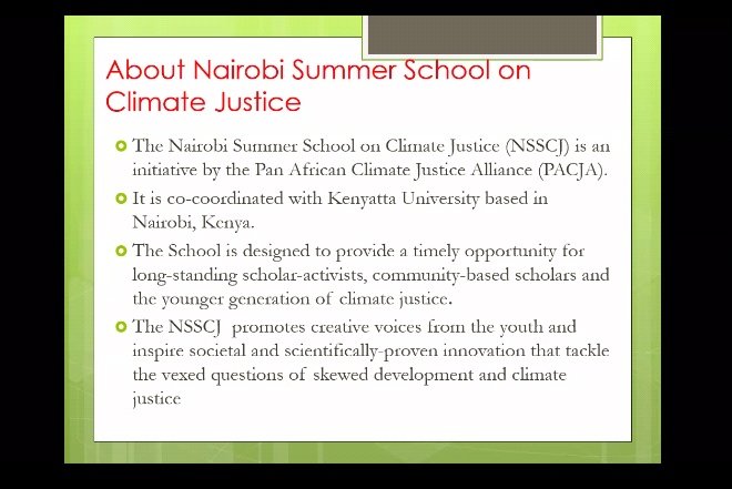 When talking about @Summer_School1 what do we need to know !? @DutchMFA, @Sida, @Pacja1, @Summer_School1 @KenyattaUni @aacjinaction
@KPCGKenya @chrisian_aid, @ActionAid, @acsea_54
#NSSCJ3 #YoungClimateActivists #PACJA #ClimateJustice