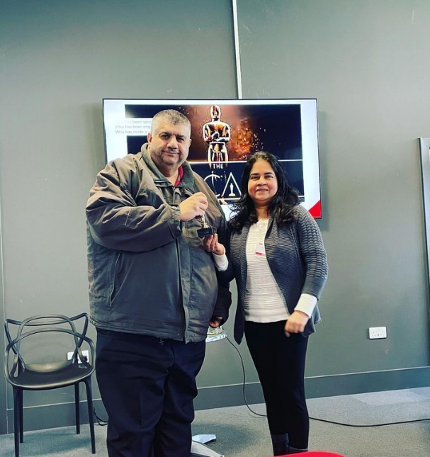 DChadhaLtd's tweet image. Congratulations to our Managing Director, Dheeraj, for winning the Best Presentation of the week at the BNI meeting!👏🎉

Photo courtesy from @bni_elite ❤️

#DchadhaConsulting #hospitalityindustry #BestPresentation #BNI #DoubleTime #ElevateYourPitch #BusinessGrowth