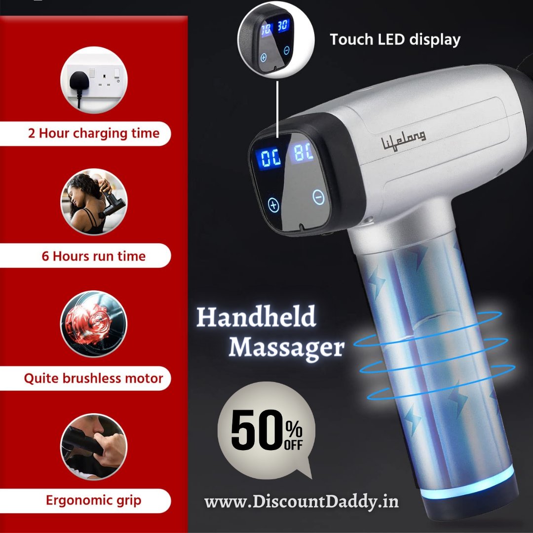 DiscountDaddy_'s tweet photo. Flat 50% OFF, Hurry up before the stock ends.⚡️
.
.
.
#ecommercewebsite #discounts #bestoffers #specialdeal #handheldmassager #onlineshopping #lifelong #bestqualityproducts #lowprices #latesttechnology #brandedproducts https://t.co/bgLdQwfJJj