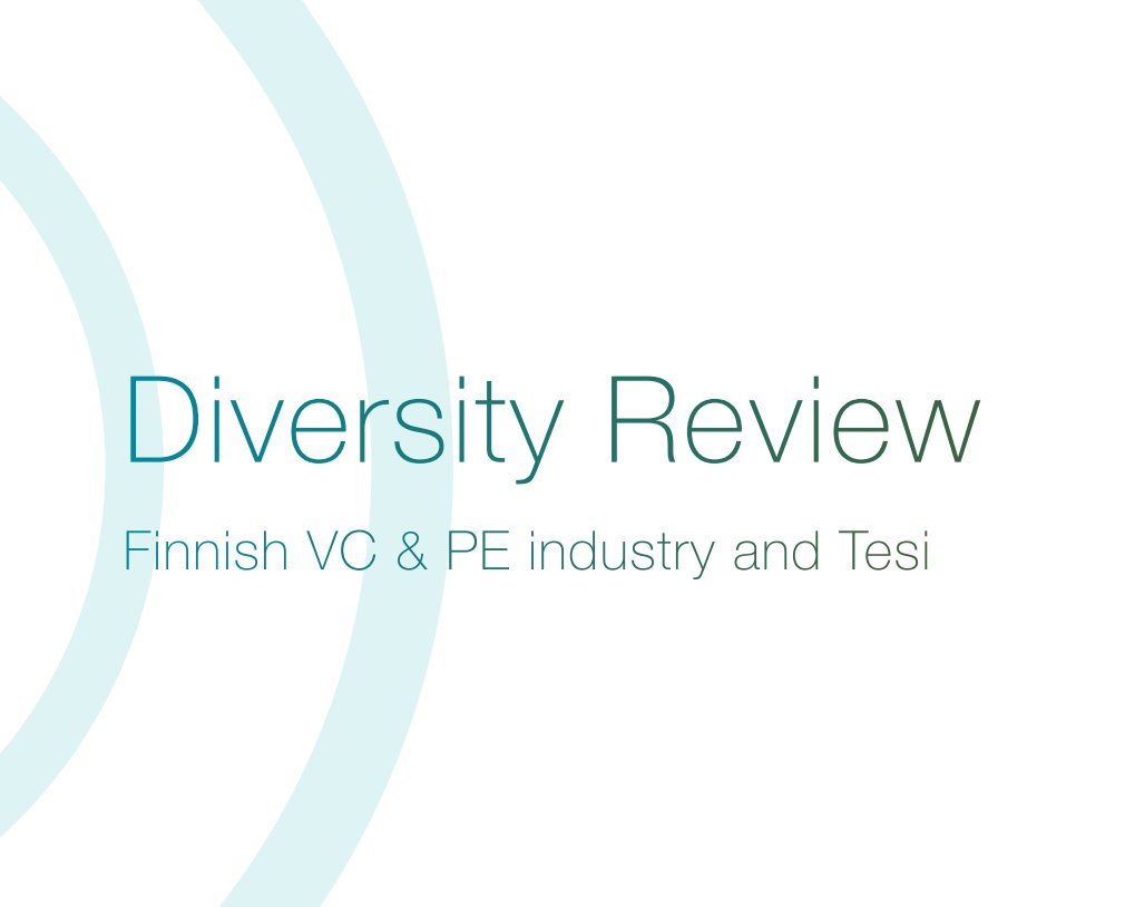 “The number of women at managerial level in venture capital teams, which invest in startups, has risen to 46%, which is above the industry average” <a href="/PiaSantavirta/">Pia Santavirta</a>, CEO <a href="/TesiFII/">Tesi</a>  🇫🇮

#PrivateEquity #ventureCapital