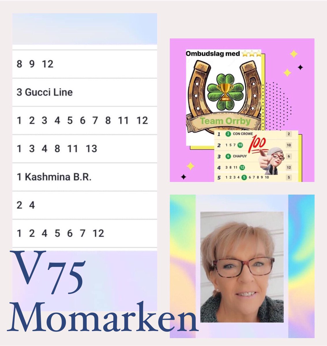 #V75 Då va det dax för V75 🇳🇴
🇳🇴 Har valt att endast öppna ett av mina system.
🇳🇴 150kr - 10 andelar 
atg.se/icaorrby/spel/…