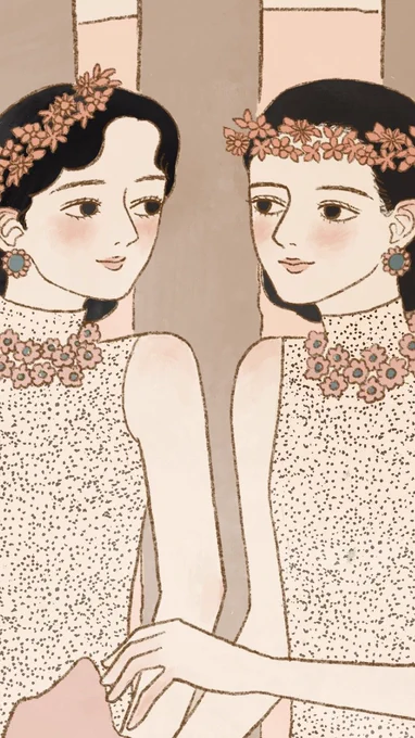 私の描く女の子は可愛いな〜 