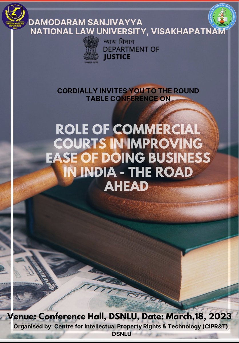 GR_Raghavender's tweet photo. On the way to #DSNLU, Visakhapatnam, A.P. to attend the "Roundtable Conference on Role of #CommercialCourts in Improving Ease of Doing Business in India- The Road Ahead on 18th March 2023.
#EODB https://t.co/zvQIuQQacu