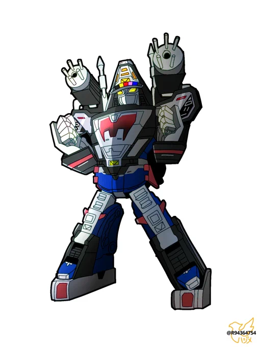 デフォルメイラスト・肆スーパーギャラクシーメガ。 