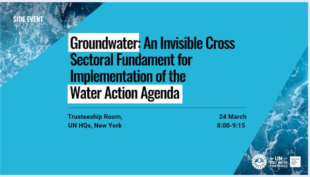 🚩Save the date!
Groundwater – Reaching the highest level on the UN 2023 Water Agenda.
Join <a href="/UNESCO/">UNESCO 🏛️ #Education #Sciences #Culture 🇺🇳</a> and partners at #UN2023WaterConference as we take #WaterAction on #Groundwater.
Event program: unesco.org/en/articles/un… 
<a href="/UN_Water/">UN-Water</a> <a href="/UNIGRAC/">IGRAC</a> <a href="/gwynetwork/">Groundwater Youth Network (GWYN)</a> #MakeGroundWaterVisible #SDGs