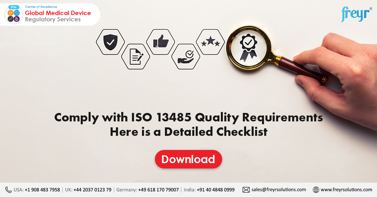 Comply with #ISO13485 quality requirements for the modern #medicaldevice #QMS to obtain #CEMarking. Learn more about the requirements. Here is a detailed #checklist. medicaldevices.freyrsolutions.com/iso-134852016-… 
 #Checklist #FreyrSolutions
