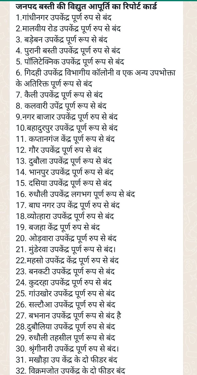 RaviDingrapur's tweet photo. @aksharmaBharat @UPPCLLKO @dgpup @Uppolice @RSSorg @narendramodi @AmitShah @BJP4India @BJP4UP @myogiadityanath @JPNadda @MinOfPower @RajKSinghIndia @UPGovt बस्ती जनपद का हाल खराब है मनवर् https://t.co/gOu5IPniCz
