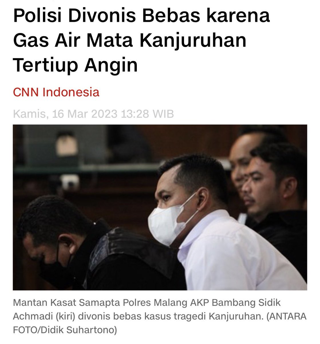 SiaranBolaLive's tweet photo. Indonesia Negara Hukum.
- Katanya https://t.co/Knizp8jv8z