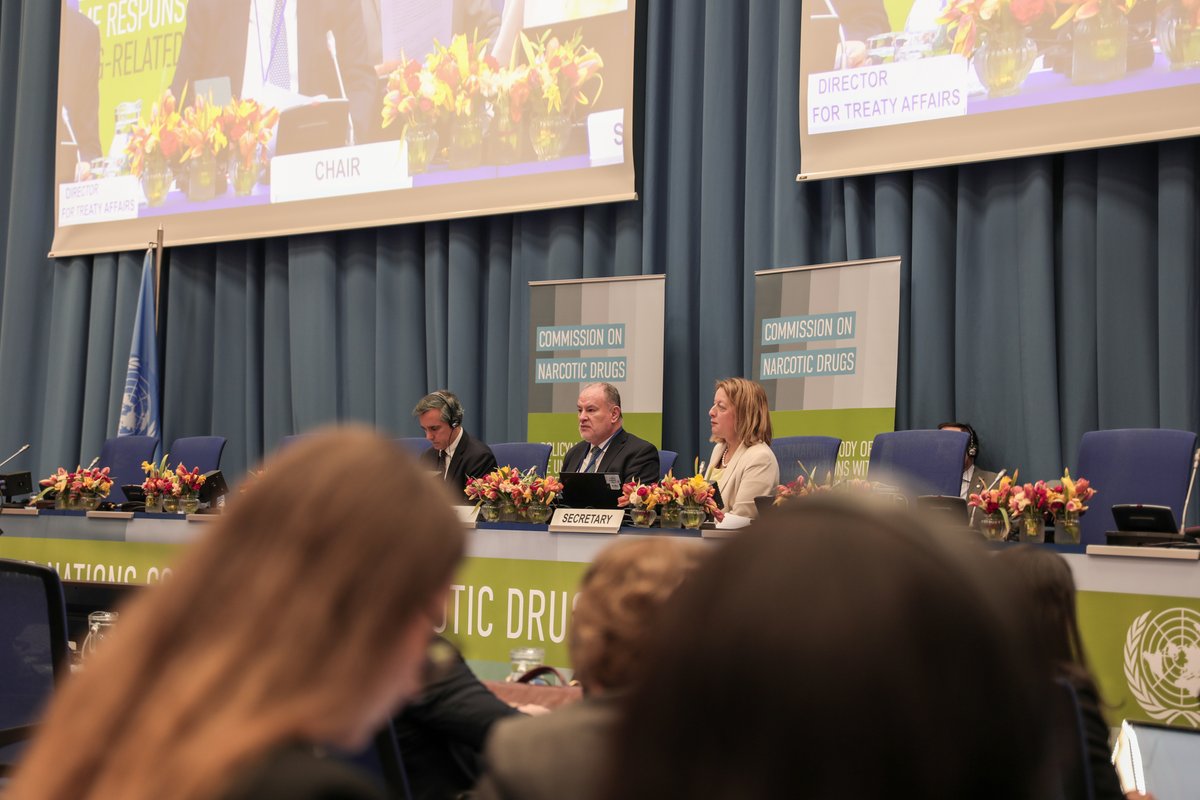 UN Commission on Narcotic Drugs tweet media