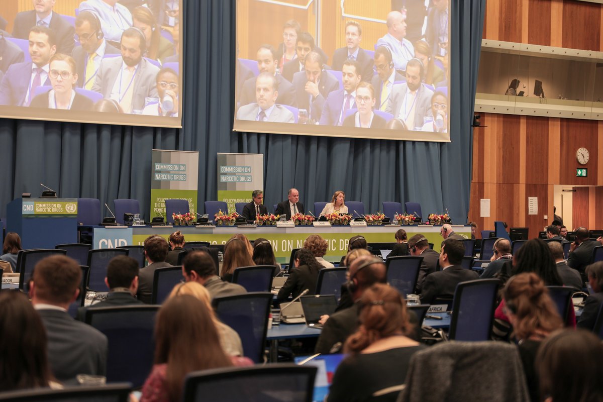 UN Commission on Narcotic Drugs tweet media