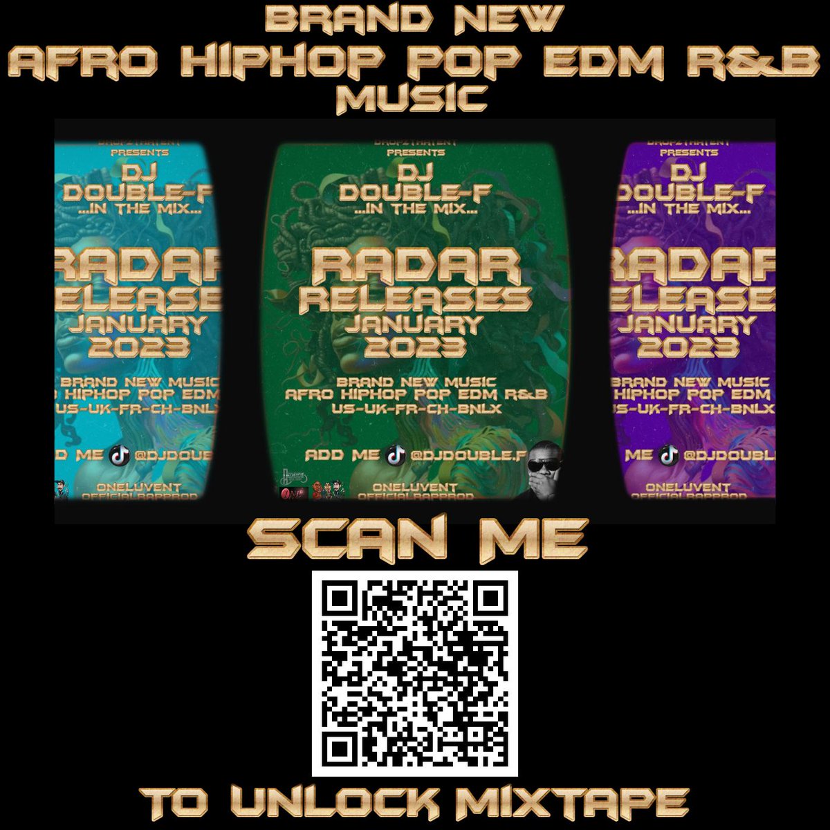 _djdouble_f's tweet photo. Have you checked out my Radar Release Mixtape Series?
The Hotest tracks of January are Online https://t.co/uS0aiNZt4B 
#pressplay #Enjoy #inthemix #radarrelease #bangerz #mixtape #music https://t.co/xVFQ9lskKC