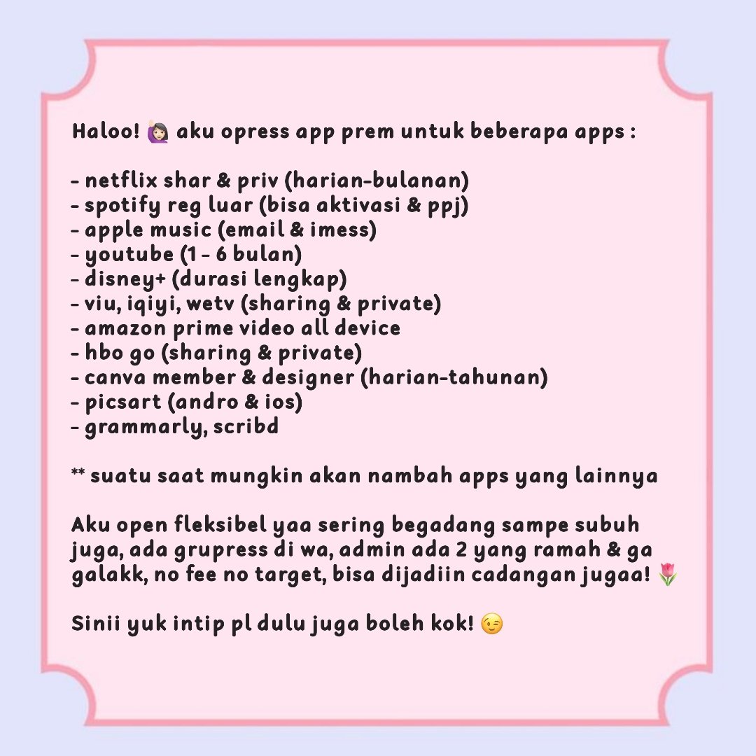 akun promosinya @crocns 🌷 tweet media