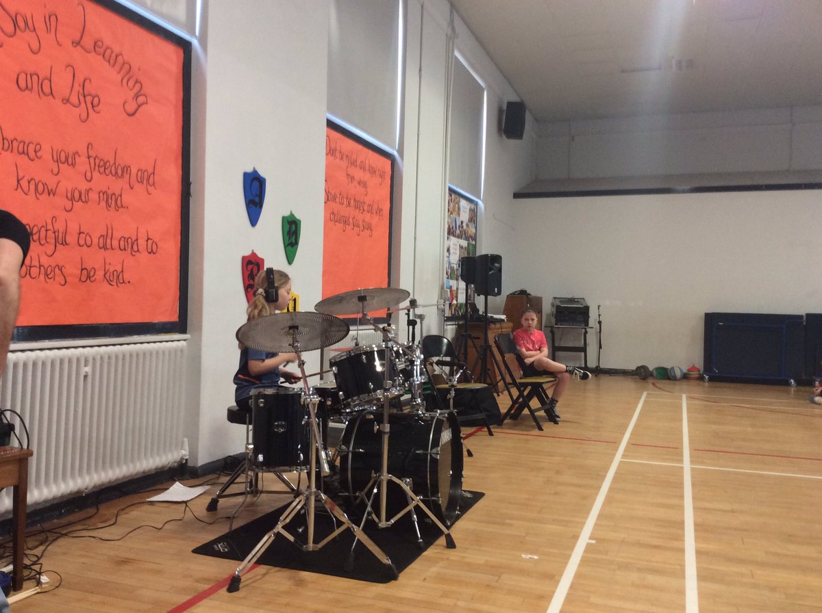 Our amazing drummers in their showcase this morning - well done both of you! <a href="/rick_stix/">RickStiX</a> <a href="/BlackrodPSch/">Blackrod Primary</a> <a href="/Lowry_BPS/">Lowry_BPS</a>