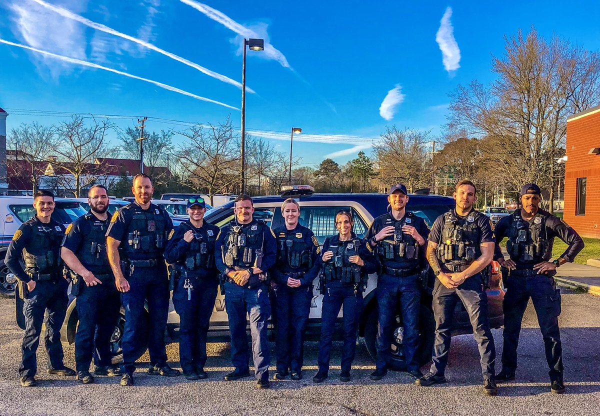 Officers from the First Precinct, A-Platoon wish you a #happy and #safe Friday! 

These officers are responsible for the Military Highway corridor all the way to Park Avenue. We are so proud of their dedication and service to the citizens of #NorfolkVA.