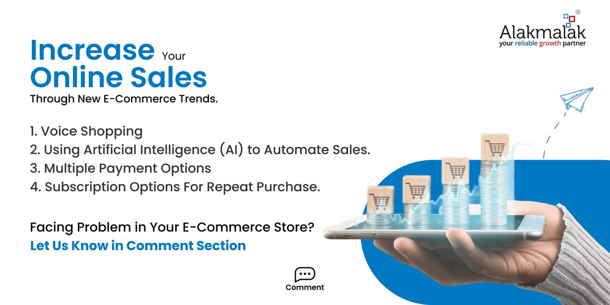 Check out the Latest #trends for eCommerce in the above post. Get your #eCommercewebsite #development with the #latesttrends at affordable rates at the link given bit.ly/3leJMqj  

#eCommerce #ITnews #trends2023 #trending #TrendingInIT #trendingtechnology