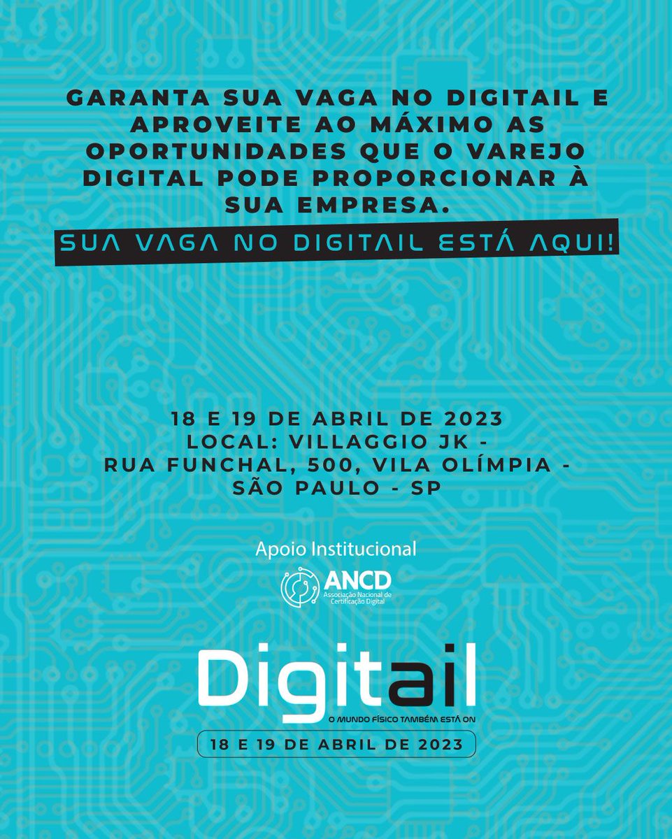 Associação Nacional de Certificação Digital - ANCD on X