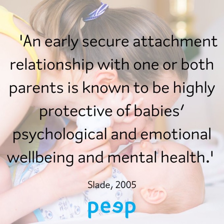 Our Peep Antenatal Training supports parent-baby bonding and attachment. Research indicates that strong relationships enhance parents’ confidence and self-esteem &amp; contribute to better outcomes for the child in terms of cognitive development: peeple.org.uk/peep-antenatal… #antenatal