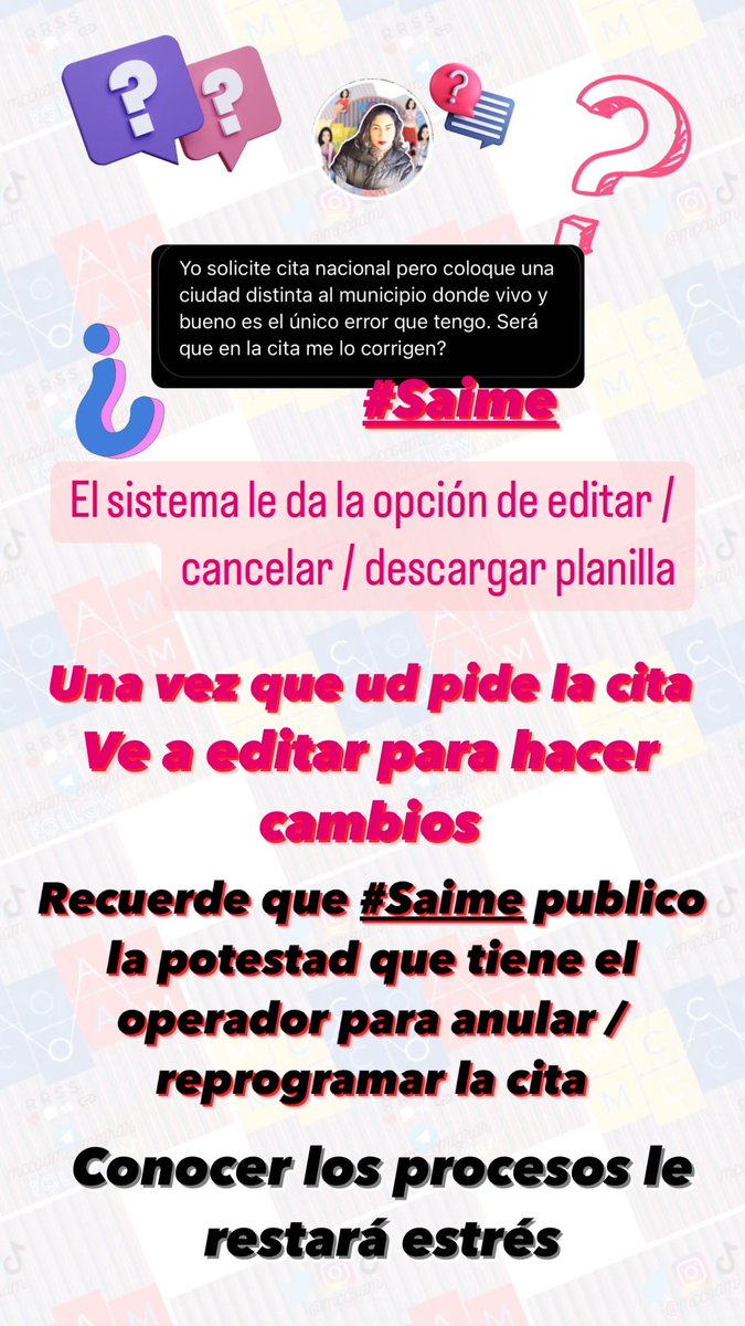 Mccoam on Twitter "Aquí hay unas preguntas de las tantas que me han
