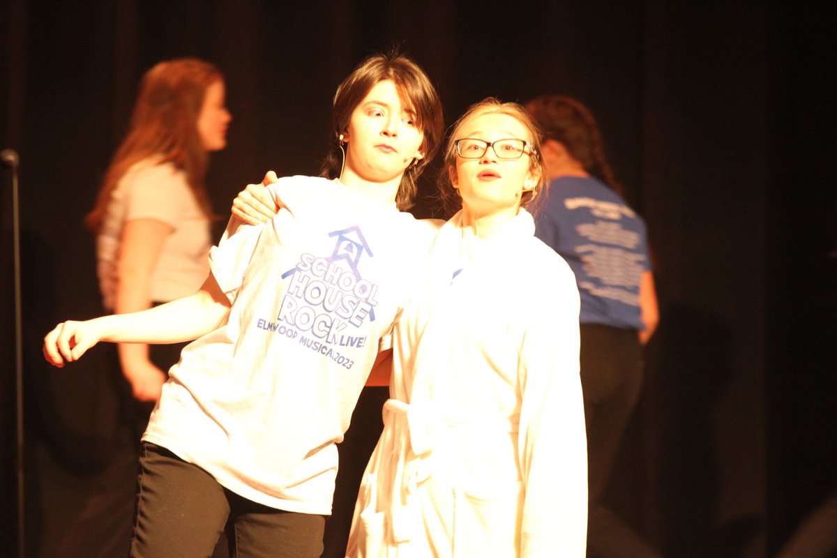 elmwood_hs's tweet photo. Come out and see our musical “Schoolhouse Rock Live!” today at 12:30pm, Saturday at 7pm, or Sunday at 3pm!  Our talented cast is ready to entertain you!  #WeAreElmwood https://t.co/MwKFeFoMzv