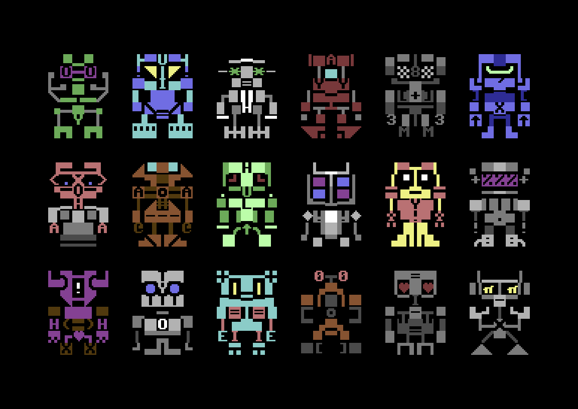 PETSCIIBOTS's tweet photo. #MarchofRobots 17

#PETSCII #C64 #Commodore64 #pixelart #textmode https://t.co/gWYMO7CayC