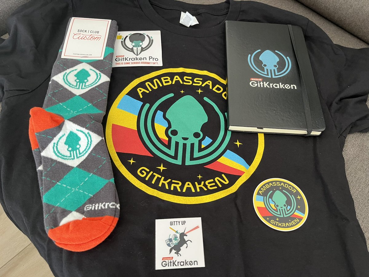 puppo92's tweet image. Now I&apos;m officially a @GitKraken ambassador 🚀

Thanks for the Starter Kit 🙌 it is fantastic 🌟 

#gitkraken #ambassador
