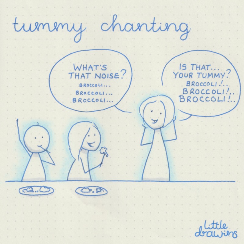 Little_draWins's tweet photo. I’m always looking for ways to help my kids eat more healthy food. 

A while ago I explained that our tongues and tummies like different foods.

Our tongues may prefer chips, but if we listen carefully we can hear our tummies chanting for things that are good for us.