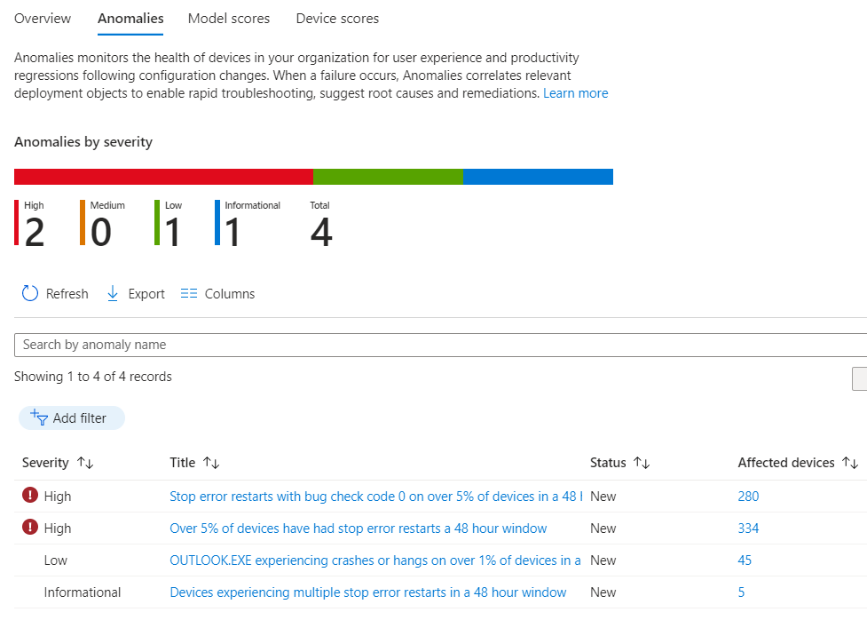 syst_and_deploy's tweet photo. π’ Advanced Endpoint Analytics: devices anomalies overview
#MEMPowered #MSIntune #EndpointAnalytics
@Hoorge @MSIntune @IntuneSuppTeam
https://t.co/K7WDTzG3pw https://t.co/bPshR8vVDA