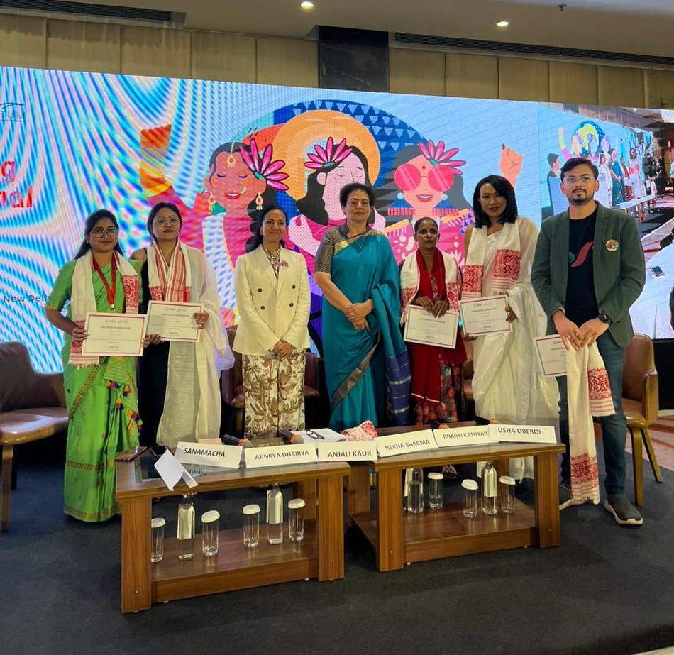 #EmbraceEquity The voices of women changemakers at @USAID_MOMENTUM's #IWD2023 celebration echoed the sentiments of advancing #genderequality. Powerful insights by @USAIDAsiaHQ Ms Anjali Kaur & @NCWIndia's @sharmarekha. @Jhpiego remains determined to create #MOMENTUM4Women.