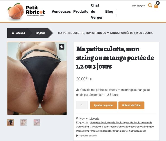 La petite culotte de miamiamforever vous attend sur https://t.co/d4GXfp5pun 🤤  https://t.co/9KB0Ejwi4V<a href="/tag/nouvellephotodeprofil"class="tags"><span>#nouvellephotodeprofil</span></a>