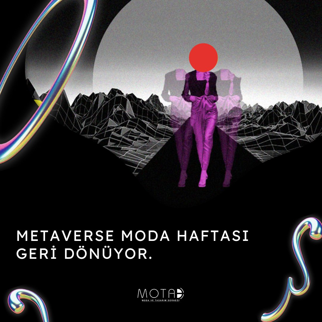 MotadTr's tweet photo. Metaverse Moda Haftası (MVFW), 28-31 Mart 2023 tarihleri arasında gerçekleştirilecek ve İlkbahar/Yaz Modası sezonunu sanal podyumlarda sonlandıracak.
#moda #tekstil #modatasarımı #MOTAD #modatasarımcısı #MVFW #metaverse #Decentraland https://t.co/08zi6cc6Xt