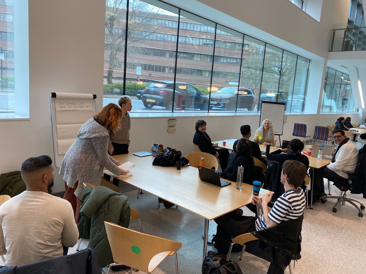 digibrum's tweet photo. Super session! Great interactions from service area colleagues in Children's Employment, working together to look at the assumptions against the user journeys and ideating actions on how they can take ownership and build confidence 
#UserCenteredDesign #BeBold #BeBirmingham https://t.co/Km4WTJBcpz