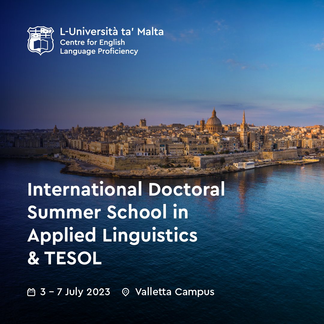 If you want to discuss your PhD research with scholars from around the globe, why not attend this fabulous summer school - I would love to meet some of you there! Please share among your networks. Thanks. um.edu.mt/events/summerd…