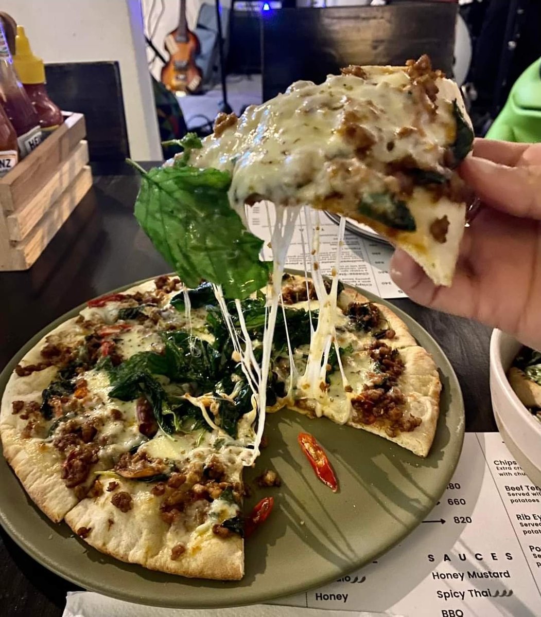 MadBulldogBKK's tweet photo. #Cheeeeese real pizzas here 😎
Range THB 250 - 350 🍕 #ThaiTwitter 😉
+ #Friday #LadiesNight drinks @ THB 99 - Beers, Cocktails and House Spirits
@WhereToDrinkBKK
@WhereToEatBKK
#Bangkok #Sukhumvit71 beside W Market - #PetFriendly #PraKhanong #DrinkEatRock https://t.co/WLMa8iipt8