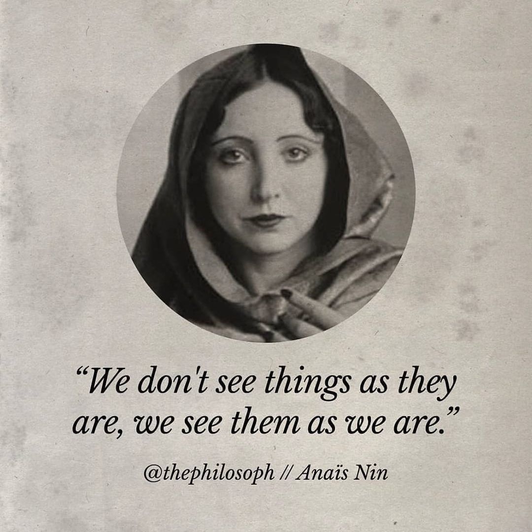 Seanski50's tweet photo. One of the most profound moments of introspection. Ever. #trusim #anaisnin https://t.co/7FTnI6rcxi