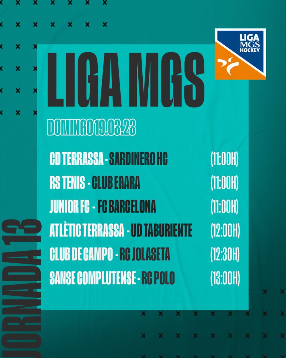 rfe_hockey's tweet photo. ‼️ #PartidazoIberdrola y #PartidazoMGS ‼️
📆 Jornada 13 - 19.03.23
🆚 @rstenishockey - @sansecomplutense_hockey
🆚 @hockeyjunior - @FCBhoquei
🏆 #LigaIberdrola 🤜🤛 #LigaMGS
Consulta los horarios del resto de jornada 👉
#HockeyEspaña | @iberdrola | @mgs_seguros https://t.co/3NFfxmPm9q