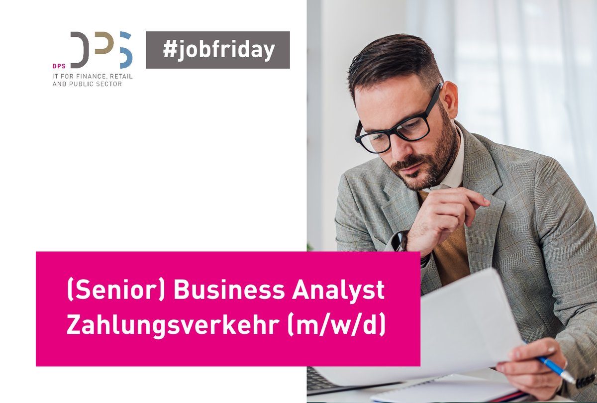 DPS_Gruppe's tweet photo. #ISO20022, #TARGET2 - diese Woche steht bei uns ganz im Fokus des Zahlungsverkehrs. Da darf auch unser #jobfriday nicht fehlen. Wir bieten in #Frankfurt aktuell eine Jobchance als (Senior) Business Analyst (m/w/d) im Bereich Zahlungsverkehr. Mehr dazu: https://t.co/wsWc9zFvah https://t.co/6Ihwoo8j5x