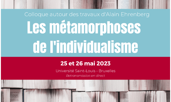 Que signifie aujourd'hui "être un individu"👥? A quels malaises et formes de collectif cela correspond-t-il? 
Colloque organisé par @coachingrituals et @CASPER_USLB (entre autres)
➡️25-26 mai @UnivStLouisBxl 
➡️du beau monde
➡️infos et inscriptions : miniurl.be/r-4gi7
