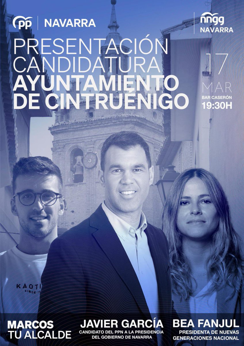 ❗️Esta tarde❗️

📌 En Cintruenigo
🕢 A las 19:30h