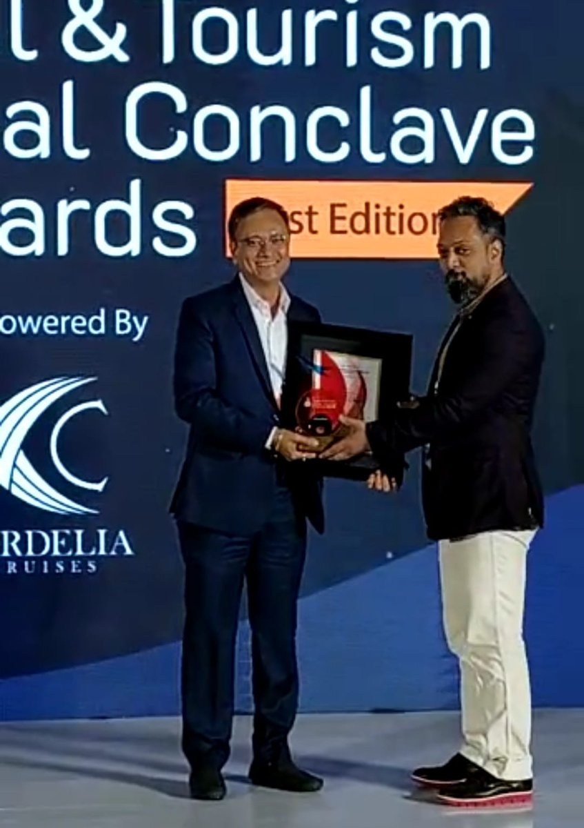 tellme_360's tweet photo. We are thrilled to announce that #TellMeVR has won the prestigious Travel TECH award at the First Economic Times Travel & Tourism Annual Conclave held in Gurgaon.
#Award #traveltechaward #TravelTourism #EconomicTimes #ET #vr
@vsrinivasarao18 @ramakiyer @palas_pune @MadanRao https://t.co/NULThULTsL
