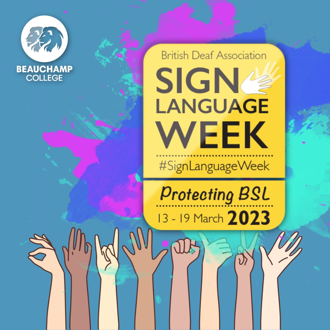 BChampCollege's tweet photo. For #NationalSignLanguageWeek during tutor time we taught our students some useful #BritishSignLanguage words and phrases.
By promoting inclusivity in our school, we hope to encourage empathy and understanding towards those who communicate differently.
#inclusionmatters #BSL https://t.co/7RhxUWRLsL