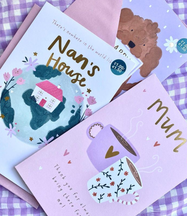 ClarehallP's tweet photo. Have you got your cards and pressies for Mother's Day yet?
These beautiful €1.50 Mother's Day cards designed by @lucy.dalgliesh.designs are in store now!

#Dealz #DealzIreland https://t.co/mzbRQimWfN