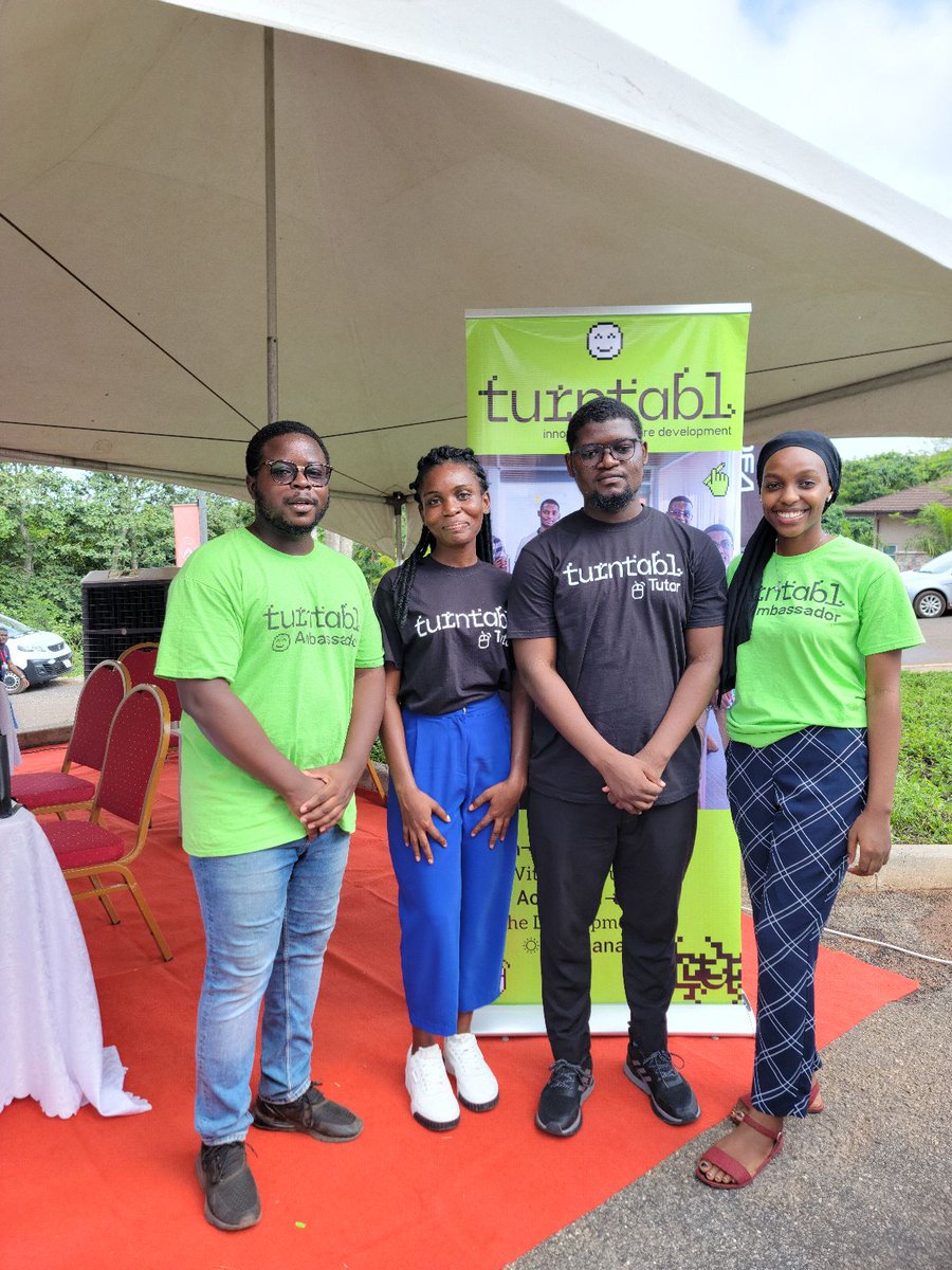 turntablio's tweet photo. Our ambassadors are @Ashesi  to give you all the info you need to make the best choices for your career path.

Let's team up and make your professional dreams come true!

#AshesiCareerFair #Growth #turntabl https://t.co/gCidY8cBRH