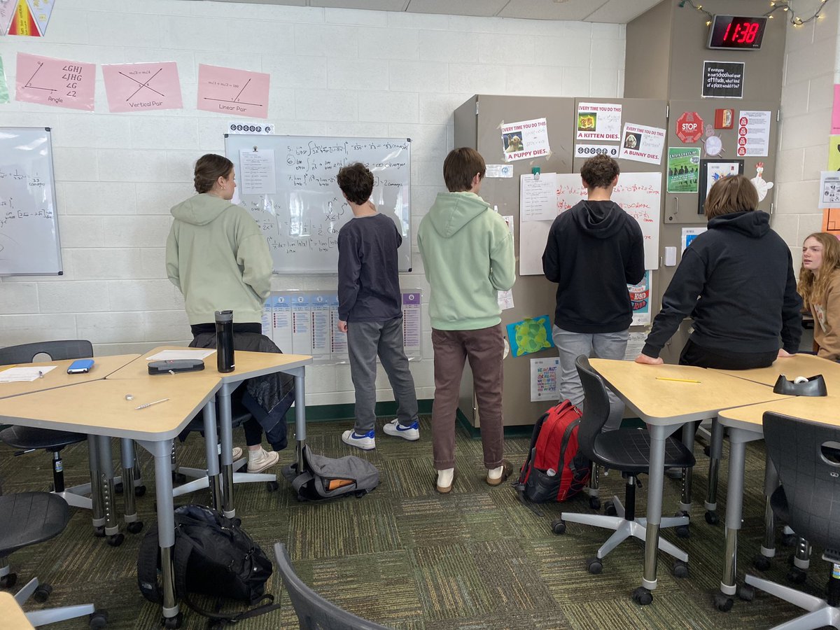 lsquared76's tweet photo. AP Calc figuring out the p-series test through the work they did with the integral test. #thinkingclassroom #apcalcbc #lohs #unit10 https://t.co/TIFBVD1h5K