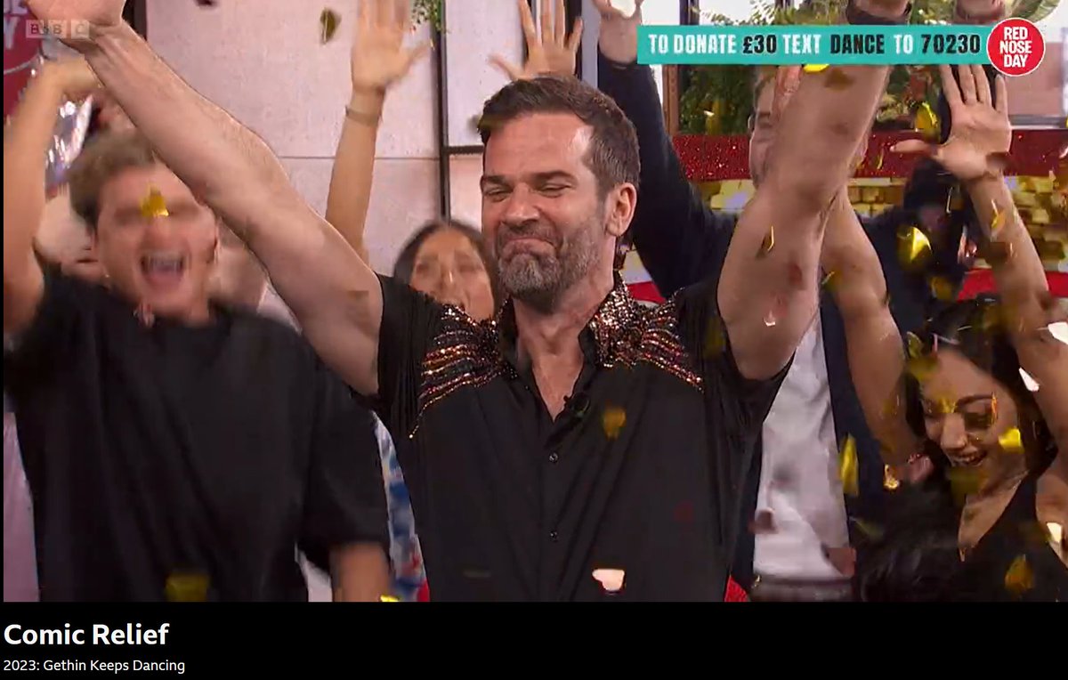 AbidGangatPR's tweet photo. #News
Watching Gethin @BBCMorningLive @BBCBreakfast & seeing how much pain he's in, but he kept going & he's so grateful to those who have donated over £1 Million brought tears to my eyes.
Well done, buddy! Congratulations! You're a STAR!
#GethinKeepsDancing @comicrelief ❤️👏 https://t.co/WgJCgLmWlf